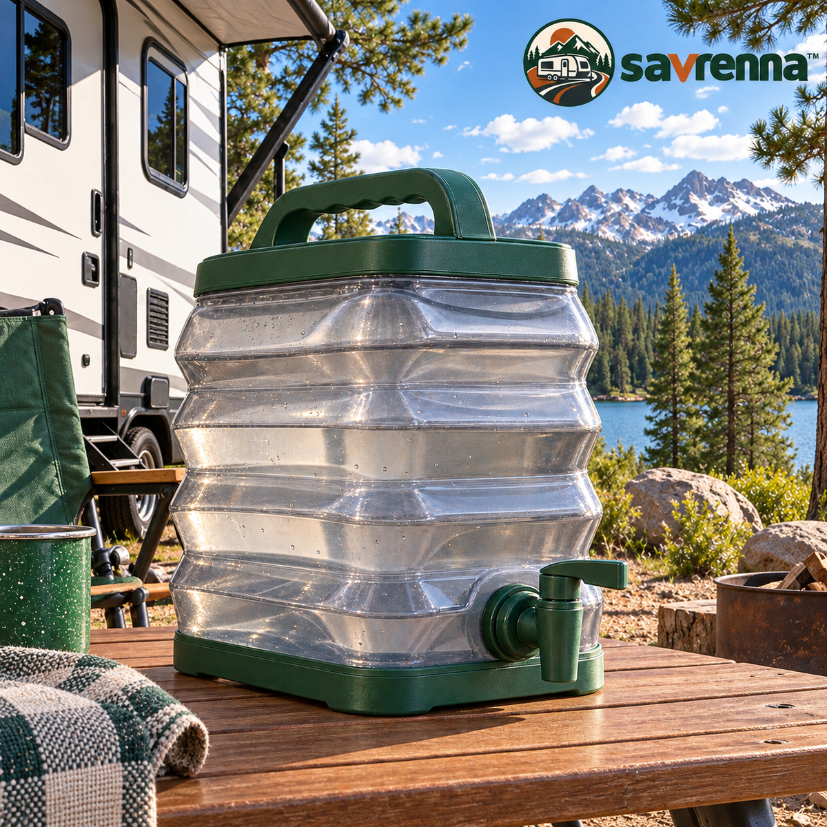 savrenna™ Collapsible Water Container with Spigot