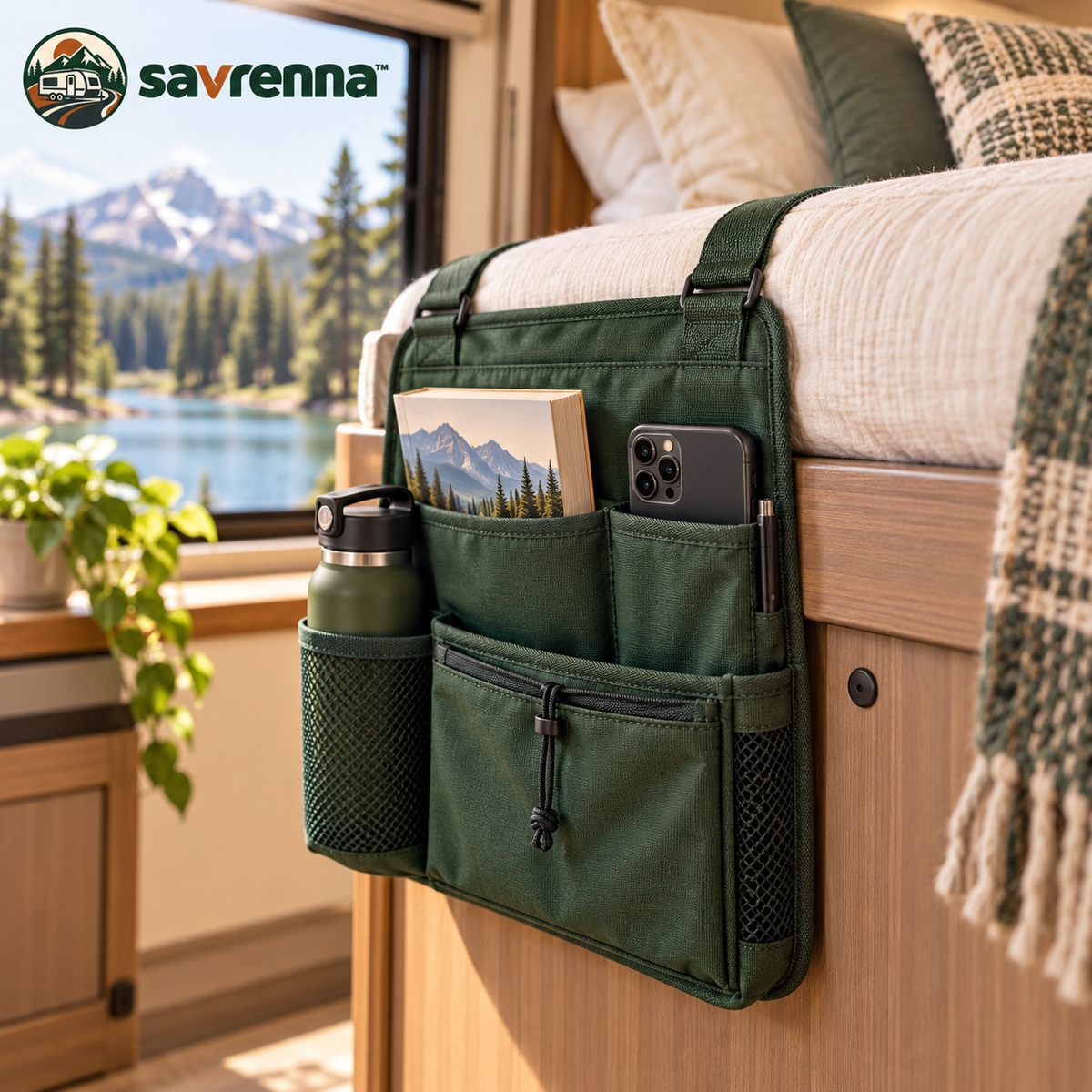 savrenna™ Hanging RV Bedside Organizer