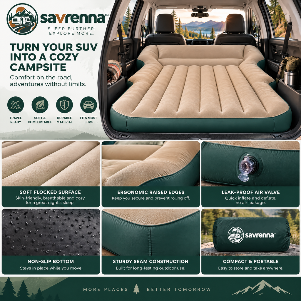 savrenna™ SUV Travel Air Mattress