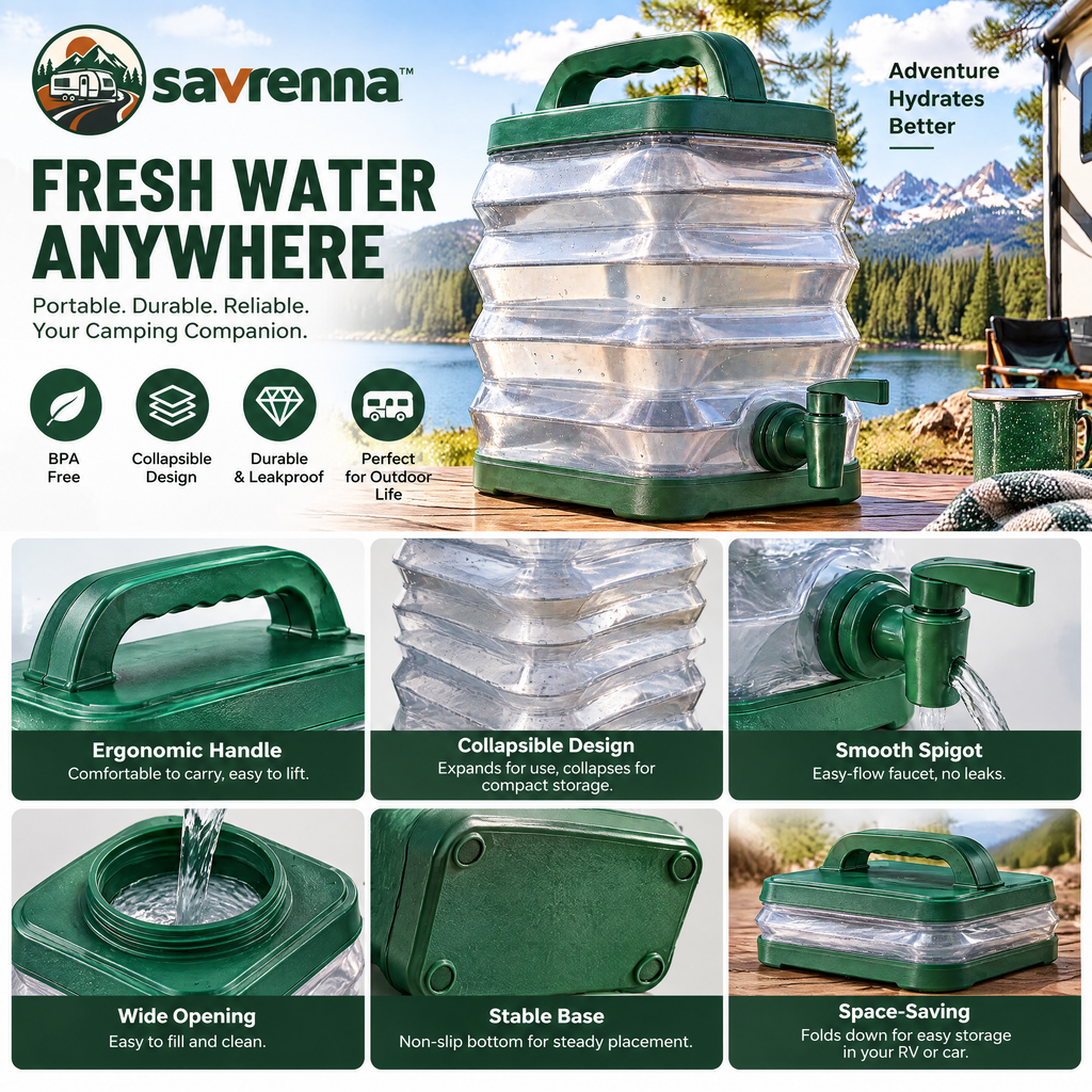 savrenna™ Collapsible Water Container with Spigot