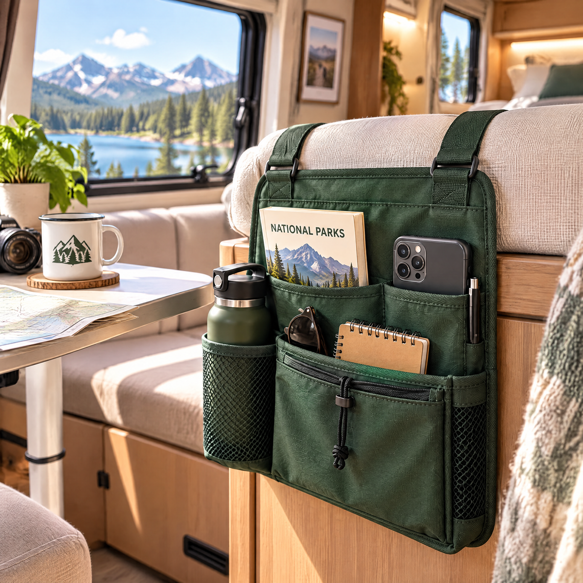 savrenna™ Hanging RV Bedside Organizer