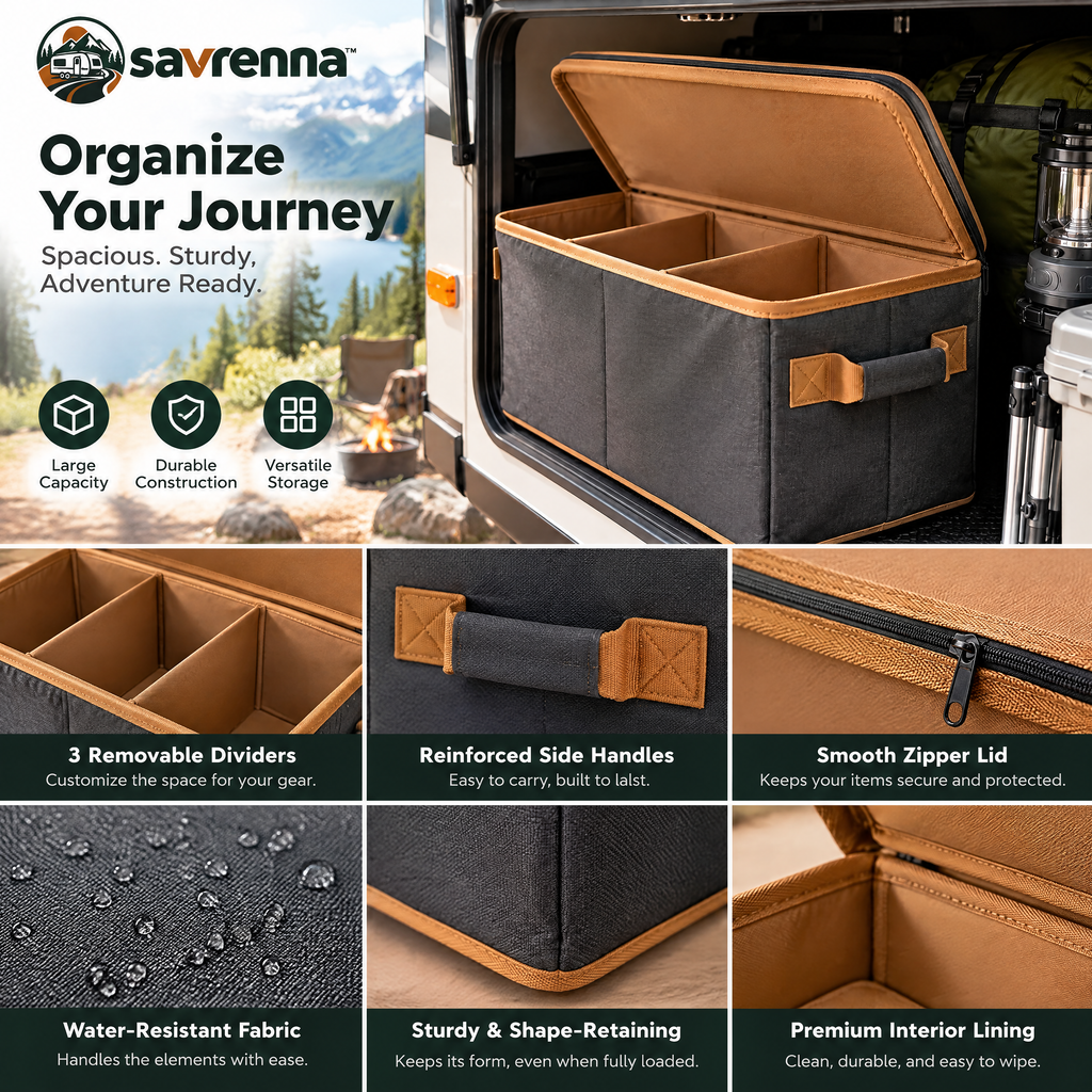 savrenna™ Collapsible RV Storage Bin