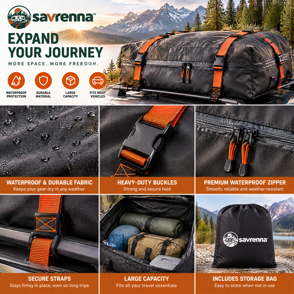 savrenna™ Waterproof Rooftop Cargo Bag