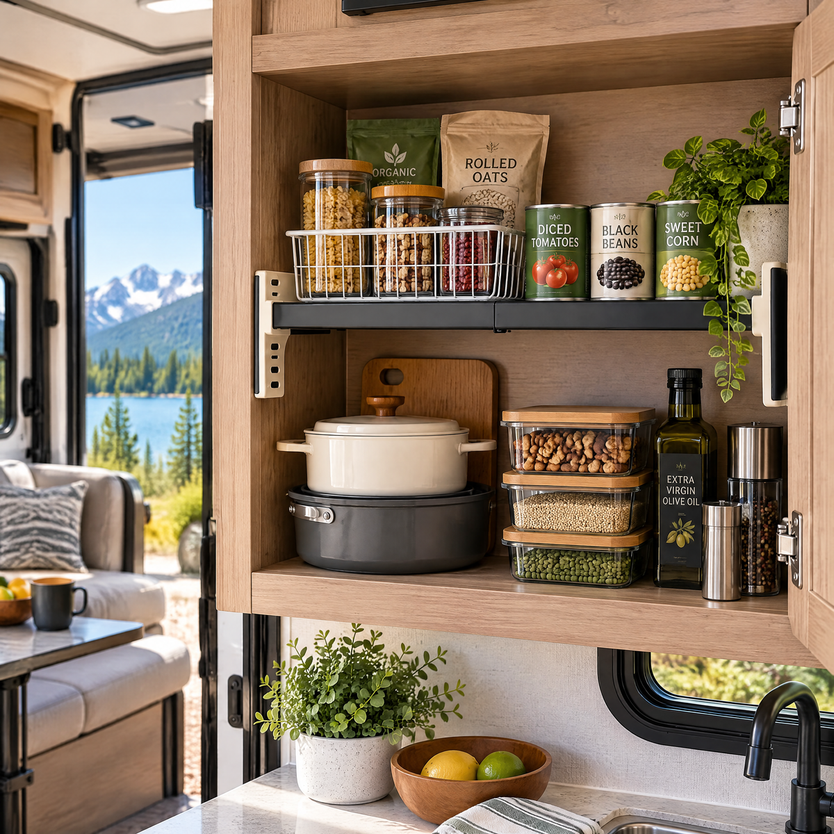 savrenna™ Adjustable RV Cabinet Shelf